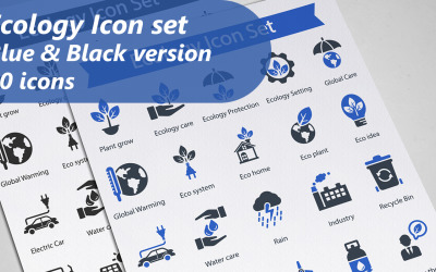 Ecologie Iconset-sjabloon