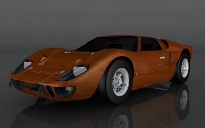 Ford GT40 1966 Modelo 3D