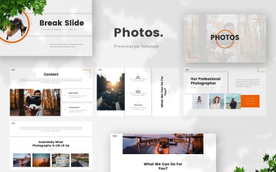 Fotos - Fotografie Google Slides Vorlage