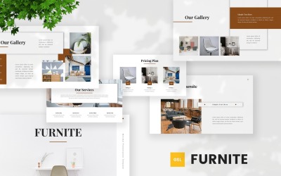 Furnite - Modelo mínimo do Apresentações Google