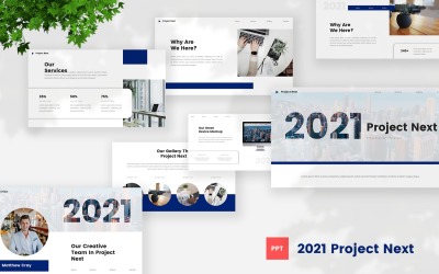 2021 Szablon programu Project Next Powerpoint