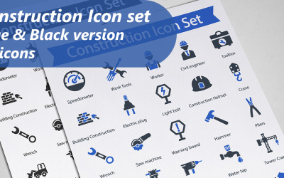 İnşaat IconSet Şablonu