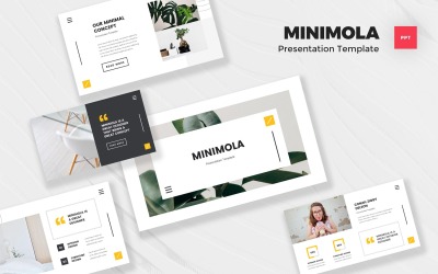 Minimola - Minimalistisk Powerpoint-mall