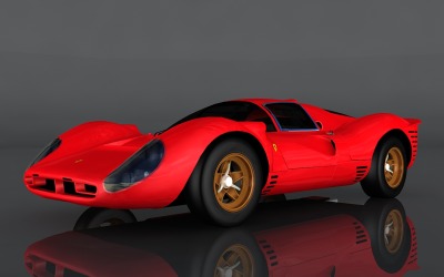 Modelo 3D Ferrari 330 P