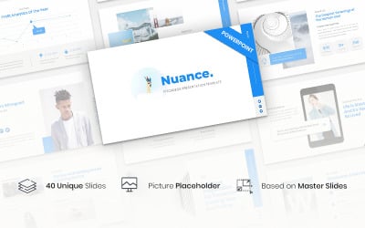 Nuance - Pitchdeck PowerPoint Vorlage