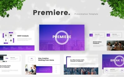 Premiere - Business Keynote-Vorlage
