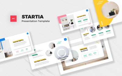 Startia - StartUp Powerpoint-mall