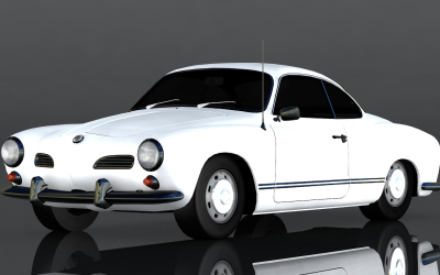 Volkswagen Karmann 3D模型