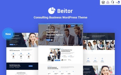 Beitor - консалтингова WordPress тема, що відповідає бізнесу