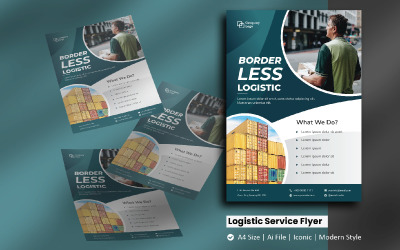 Broszura - ulotka dotycząca usług logistycznych