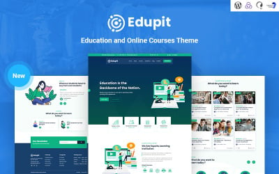 Edupit - Tema educacional do WordPress responsivo do LMS