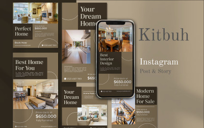 Kitbuh - Instagram Stories and Post for Home Furniture Social Media