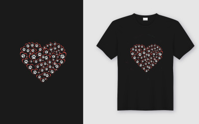 Köpek aşk tasarımı, Köpek aşığı tasarımı T-shirt Tasarımı