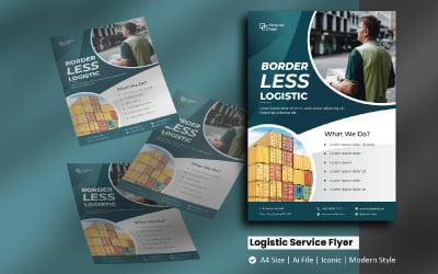 Logistic Service Flyer Brochure