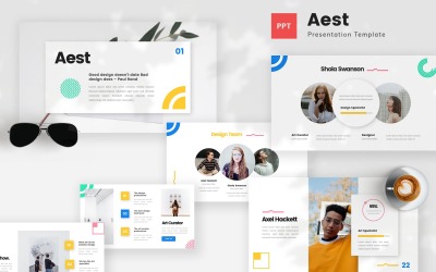 Aest - Estetisk Powerpoint-mall