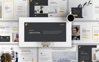 Creativan - Yaratıcı İş PowerPoint Şablonu
