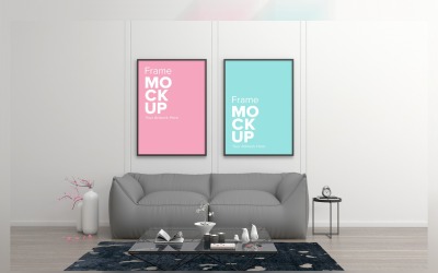 Interieur woonkamer productmodel