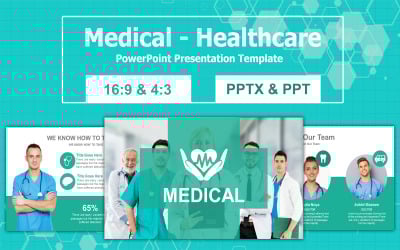 Médical - Modèle de présentation PowerPoint de soins de santé