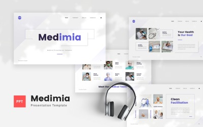 Medimia - медичний шаблон PowerPoint