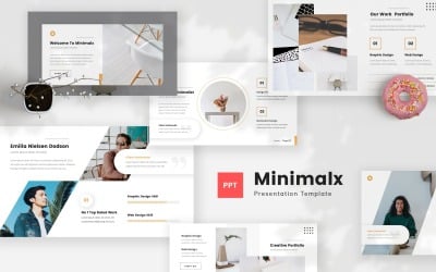 Minimalx - Modello PowerPoint minimo