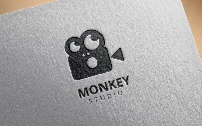 Modèle de logo de singe - Logo Studio