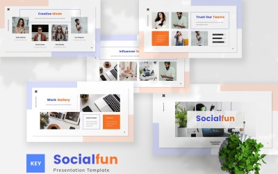 Socialfun - Modello di keynote per social media