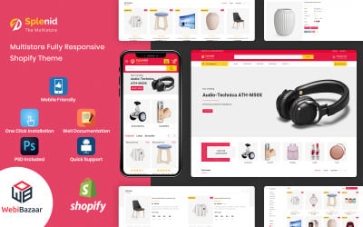 Splenid - Çok Amaçlı Duyarlı Shopify Şablonu