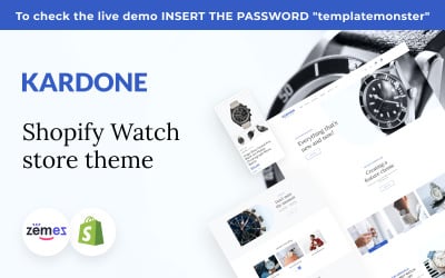 Téma obchodu Kardone Shopify Watch