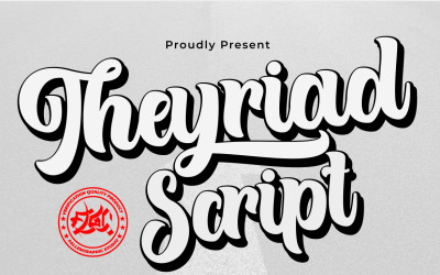 Theyriad Script-lettertype