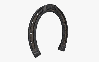 Horseshoe with PBR textures 3D model
