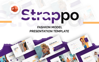 Strappo - Kreative Powerpoint-Vorlage für Mode