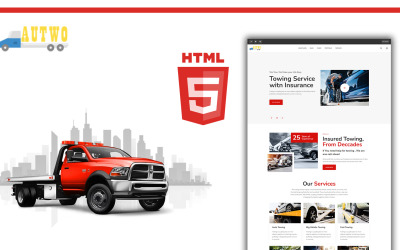 Autow - Autow Vontatás HTML webhelysablon