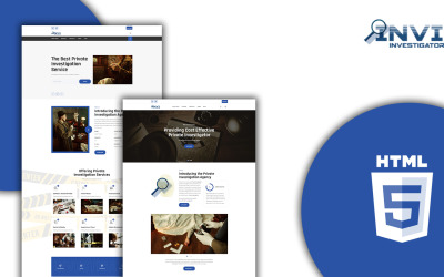 Invi - magánnyomozó html webhelysablon