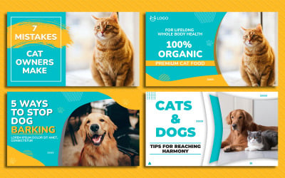 Pet Care Youtube Thumbnail Template Social Media