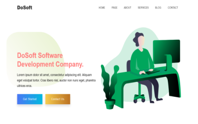 DoSoft - Bootstrap5-Vorlage für Start, App, Technologie und Software