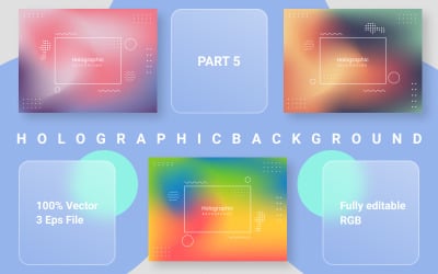 Fond holographique avec Memphis