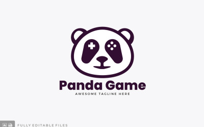 Panda Oyunları Logo şablonu