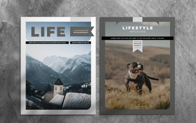 Šablona časopisu Indesign pro životní styl