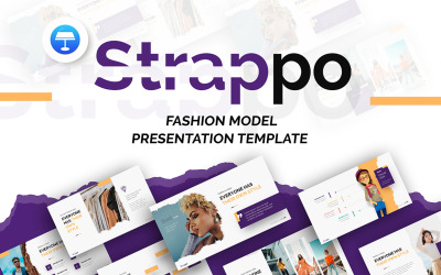 Strappo - Mode creatieve keynote-sjabloon