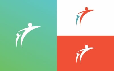 Fitness 3-Logo-Symbol-Design-Vorlage