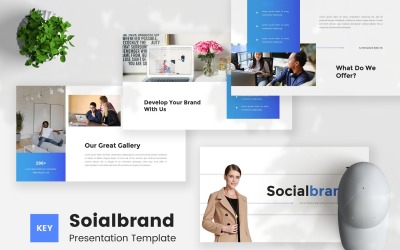 Socialbrand - Keynote-Vorlage für soziale Medien