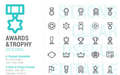 Award &amp;amp; Trophy Mini-ikon