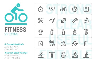 Fitness Mini-pictogram
