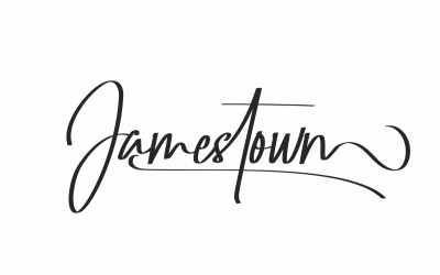 Jamestown handstil typsnitt