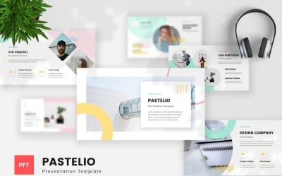 Pastelio - Pastel PowerPoint-sjabloon