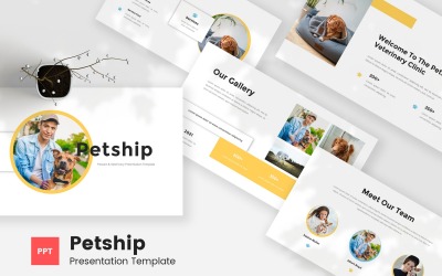 Petship - Haustierpflege &amp;amp; Veterinärmedizin Powerpoint-Vorlage
