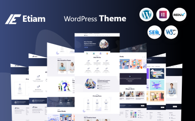 Etiam - WordPress-tema för företagsaffärer