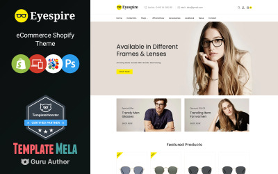 Eyespire - Gözlükler, Güneş Gözlüğü, Moda Shopify Teması