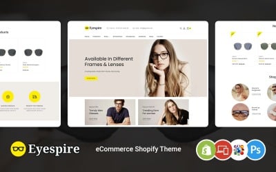 Eyespire - Tema de Shopify para anteojos, gafas de sol y moda