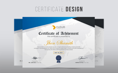 Jhon Shamith - Modèle de certificat d&amp;#39;entreprise